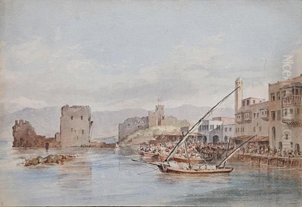 The Harbour Of Berut On The Coast Of Lyria - view 1