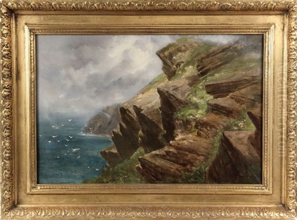 Below Burnt Head, Monhegan Island, Maine - view 1