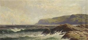 On The Coast, Sailboats On The Horizon by Alfred Thompson Bricher