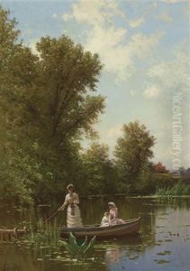 Boating In The Afternoon, Newburyport, Massachusetts by Alfred Thompson Bricher