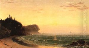 Seascape, Sunset by Alfred Thompson Bricher
