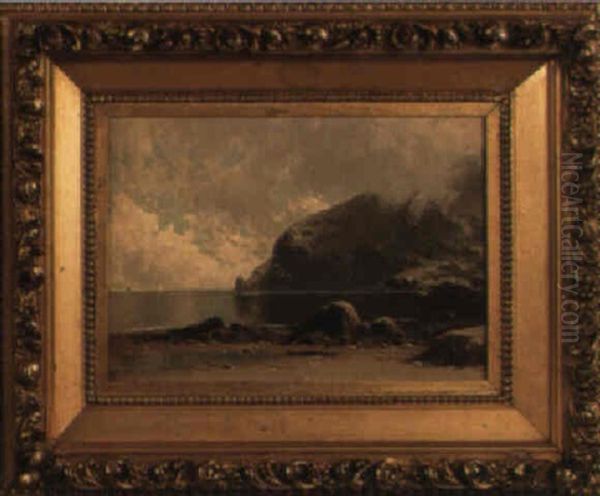Quiet Cove With Lifting Mist - view 1