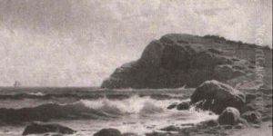 Grand Manan With Sailboat