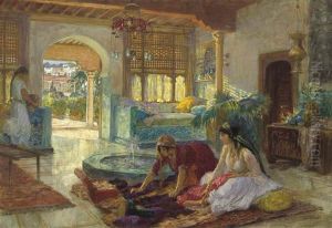 The Fountain Room by Frederick Arthur Bridgman