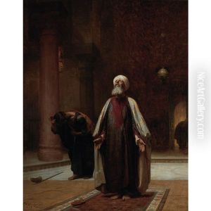 A Moment Of Prayer by Frederick Arthur Bridgman