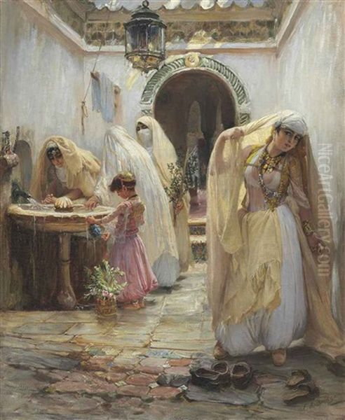 Women At The Fountain - view 1