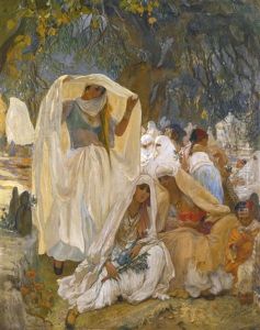 Le Jour Du Prophete A Blidah, En Algerie by Frederick Arthur Bridgman