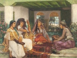Femmes Dans Un Interieur Oriental
