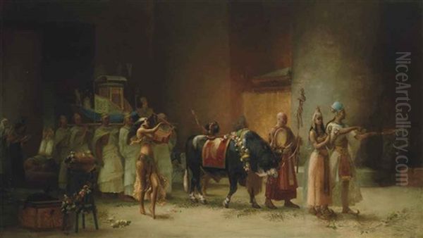 The Procession Of The Sacred Bull Apis - view 1