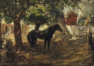 Village In The Sahara by Frederick Arthur Bridgman