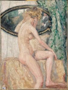 Femme Nue Devant Le Miroir by Fernand Allard L'Olivier