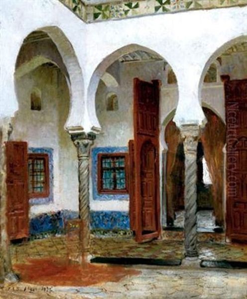 Interieur Du Palais Ottoman D'alger - view 1