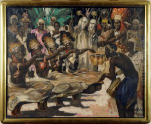 Danseurs Katanga by Fernand Allard L'Olivier