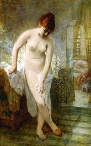 Apres Le Bain by Frederick Arthur Bridgman
