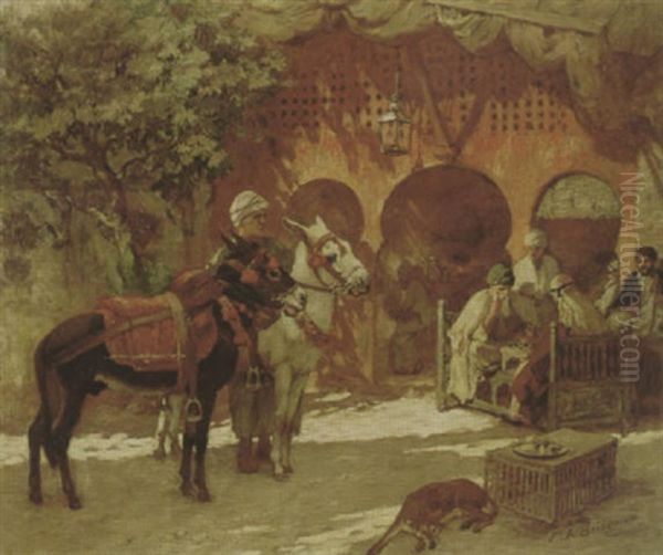 An Arab Cafe - view 1