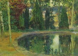 A Pool In The Garden Of A Mosque
