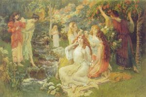 Le Ruisseau by Frederick Arthur Bridgman