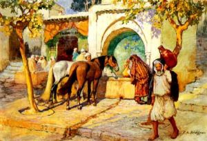 Scene Orientaliste by Frederick Arthur Bridgman