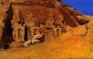 Le Temple D'abdou-simbel by Frederick Arthur Bridgman