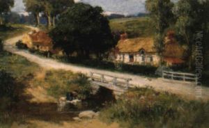 Chaumiere Pres De La Riviere by Frederick Arthur Bridgman