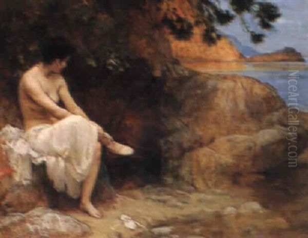 Preparing For A Bath - view 1