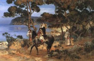 Coastal Trail by Frederick Arthur Bridgman