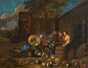The Vegetable Sellers by Bernaert De Bridt