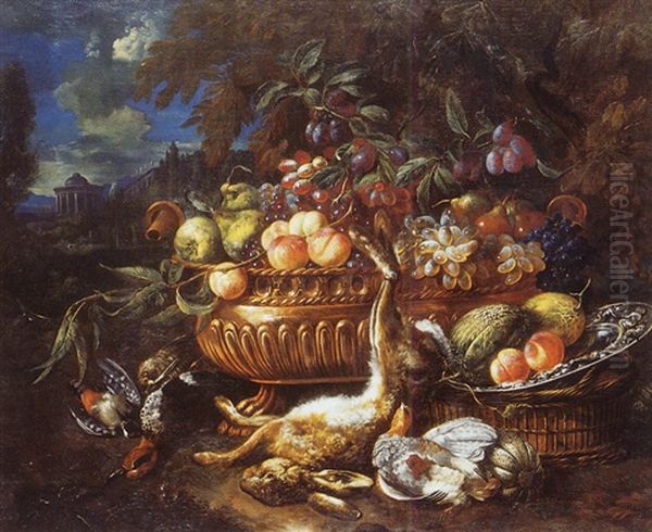 Nature Morte Au Gibier Et Aux Fruits - view 1