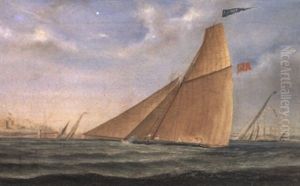 The Yacht, 'eclipse' by Sir Oswald Walters Brierly