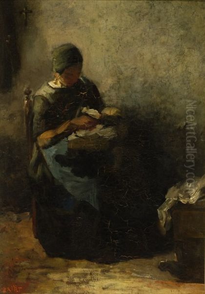 Farmer's Wife With A Child - view 1