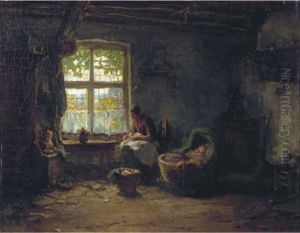 Domestic Bliss by Arthur Henri Christiaan Briet