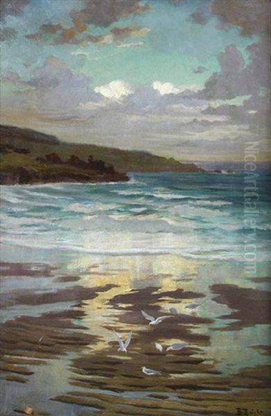 Porthmeo Bay, St. Ives, Cornwall - view 1