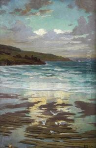 Porthmeo Bay, St. Ives, Cornwall by Beatrice Bright