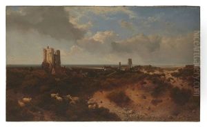 Overlooking The Estuary by Henry Bright