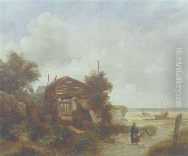 Fishing Boats Drawn Up On The Shore - view 1