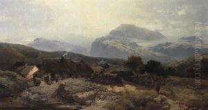 In The Welsh Hills by Henry Bright