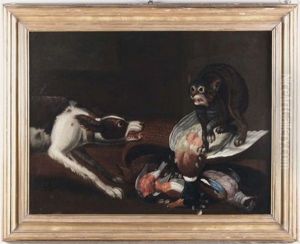 Cane E Gatto by Giovanni Francesco Briglia