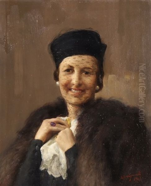 Ritratto Della Signora Dottor Miggi Hulscher Mondasin, Lucerna - view 1
