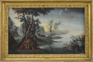 Paysage Fluvial Anime by Paul Bril