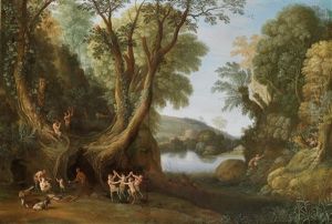 Waldlandschaft Mit Faunen by Paul Bril