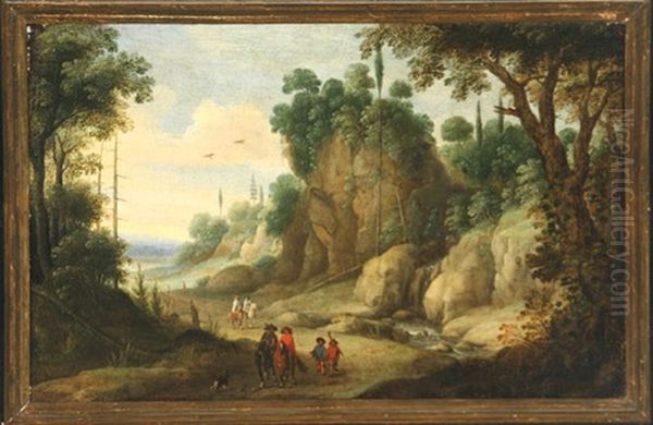 Travelers On A Path - view 1