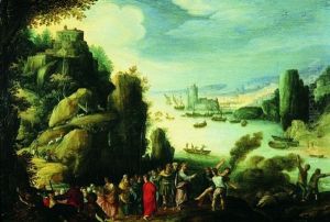 Le Christ Sur Le Lac De Tiberiade by Paul Bril