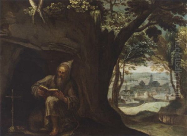 A Hermit Saint In The Wilderness - view 1