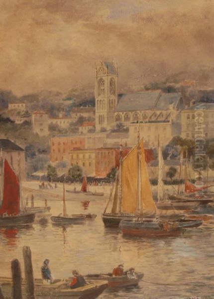 Boats Intorquay Harbour - view 1
