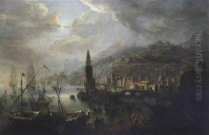Paessagio Notturno by Paul Bril