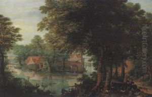 Wald- Und Seelandschaft by Paul Bril