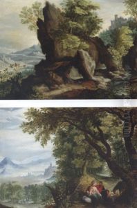A Rocky Landscape With Saint Jerome by Paul Bril