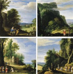 A Classical Landscape With The Flight Into Egypt