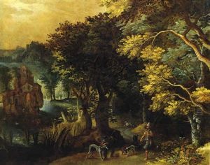 Cacciatore Con Cani by Paul Bril