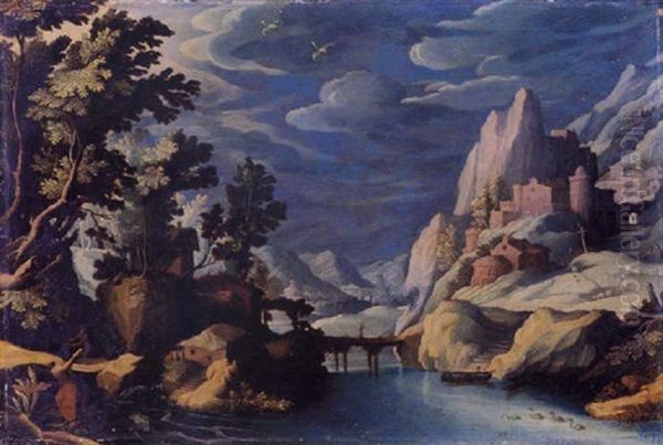Paisaje Con Rio - view 1